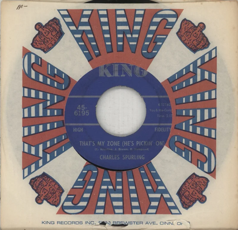 Charles Spurling That's My Zone (He's Pickin' On) / Let Me Be (A Steppin' Soul) - 1st US 7" vinyl