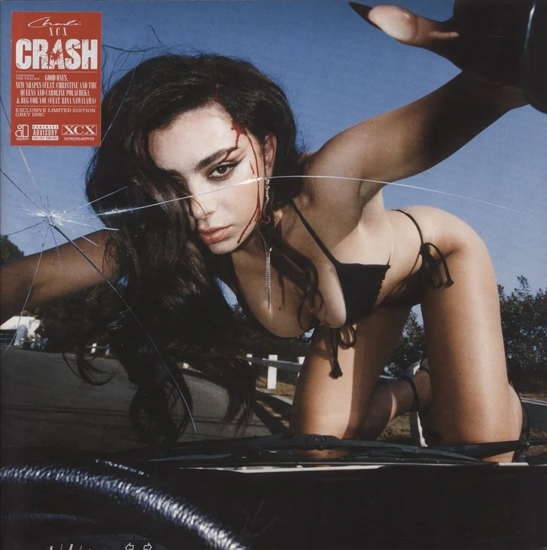 Charli XCX Crash - Exclusive Grey Vinyl UK Vinyl LP