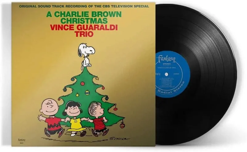 Charlie Brown (Peanuts) A Charlie Brown Christmas - Gold Foil Edition - Black Vinyl - Sealed UK Vinyl LP