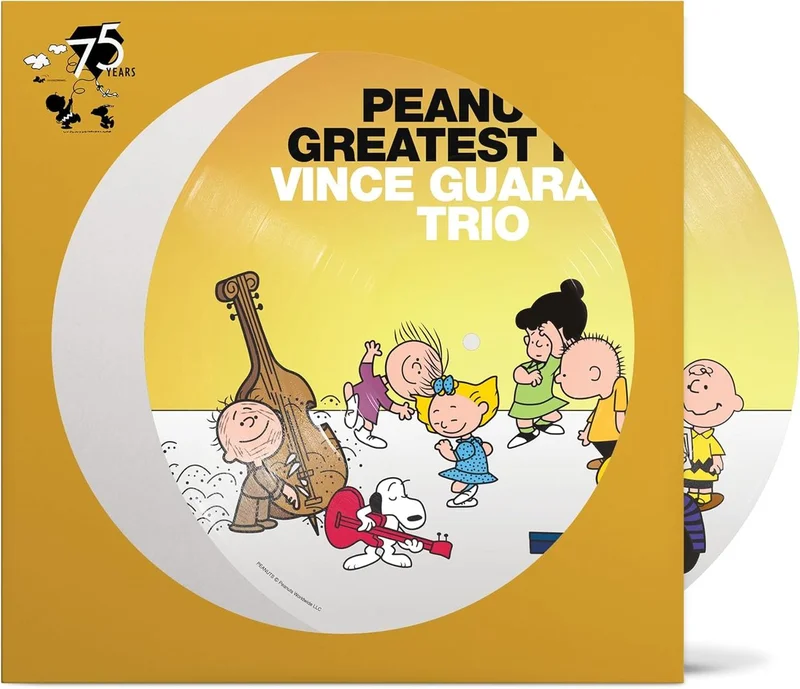 Charlie Brown (Peanuts) Peanuts Greatest Hits - 75th Anniversary Picture Disc Edition - Sealed US Picture disc LP