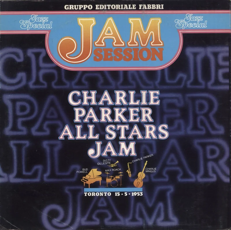 Charlie Parker All Stars Jam Italian Vinyl LP