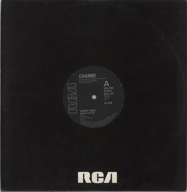 Charme Georgy Porgy / Rock The Boat UK 12" vinyl