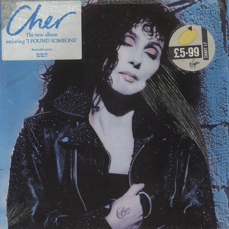 Cher Cher - Hype Sticker - shrink UK Vinyl LP