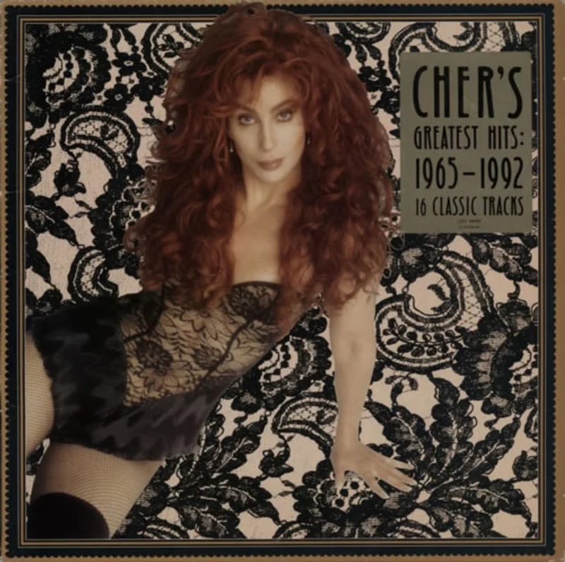 Cher Cher's Greatest Hits - Title Sticker Dutch 2-LP vinyl set