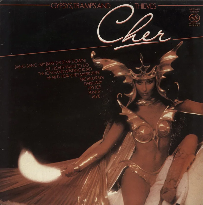 Cher Gypsys, Tramps And Thieves UK Vinyl LP