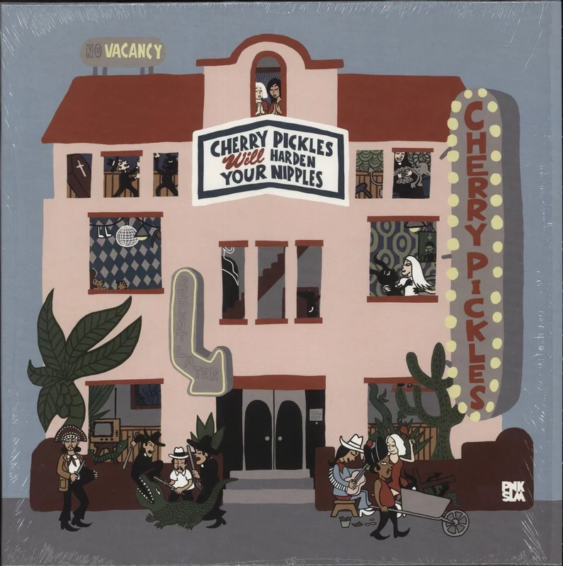 Cherry Pickles Cherry Pickles Will Harden Your Nipples - Red & White Split Vinyl + Stickers Swedish Vinyl LP