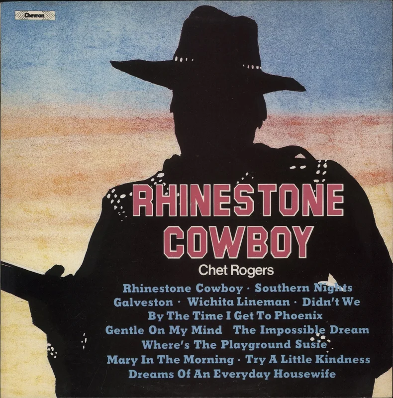 Chet Rogers The Rhinestone Cowboy UK Vinyl LP