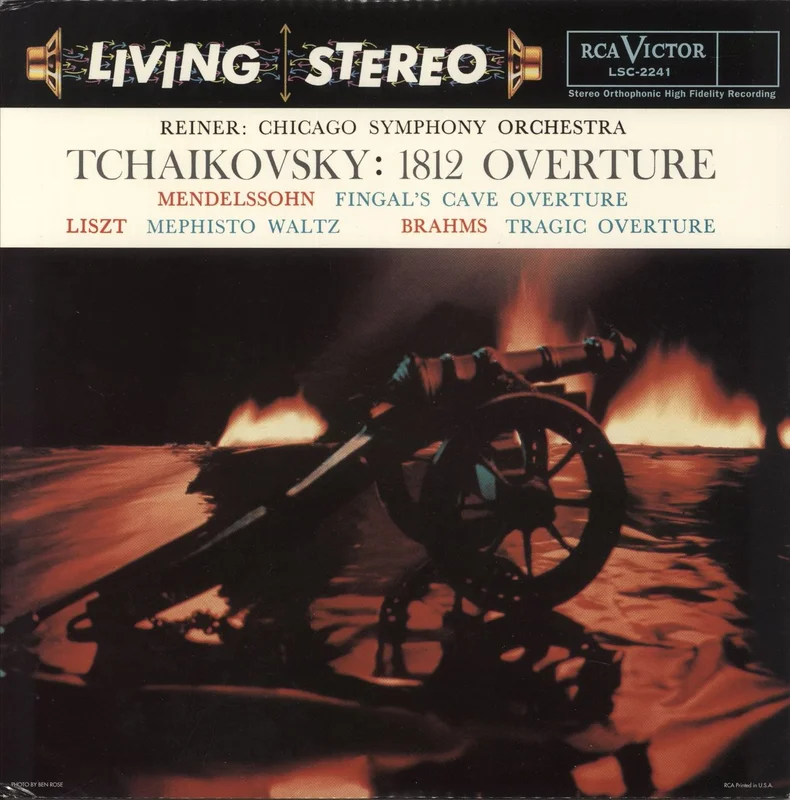 Chicago Symphony Orchestra 1812 Overture / Fingal's Cave Overture / Mephisto Waltz / Tragic Overture US Vinyl LP