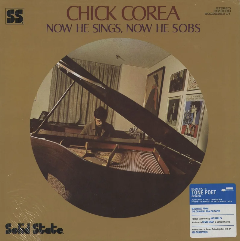 Chick Corea Now He Sings, Now He Sobs -180gm - Tone Poet Series US Vinyl LP