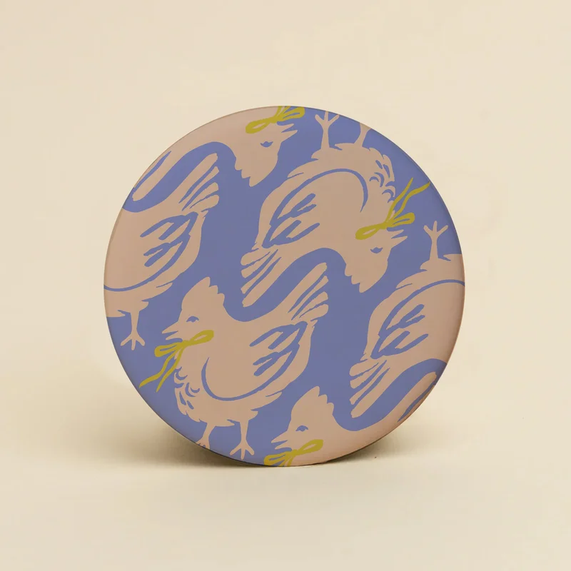 Chickens Cork Coaster