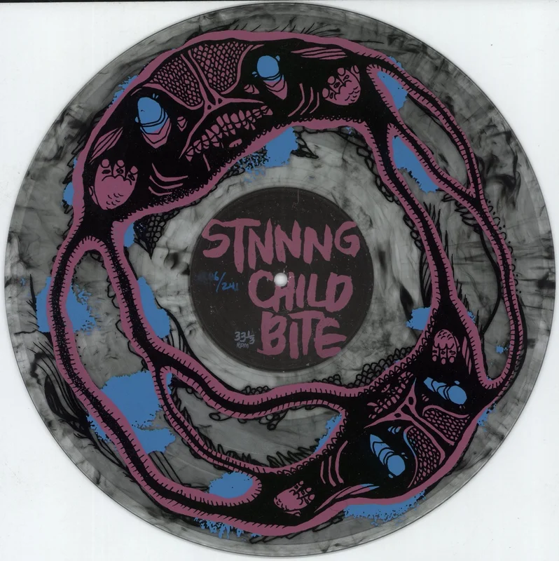 Child Bite STNNNG / Child Bite - Clear Smokey Vinyl US 12" vinyl