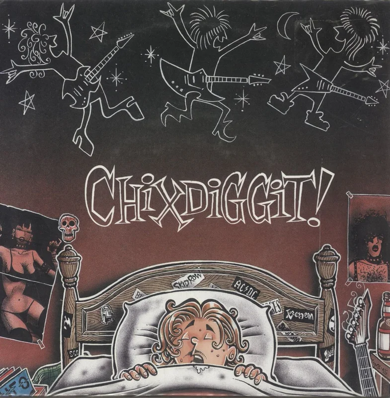 Chixdiggit! Shadowy Bangers From A Shadowy Duplex US 7" vinyl