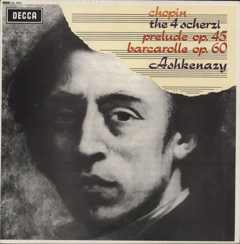Chopin Chopin: The 4 Scherzi / Prelude Op.45 / Barcarolle Op.60 UK Vinyl LP
