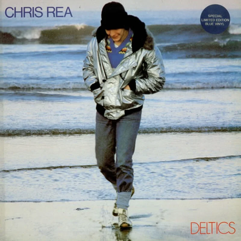 Chris Rea Deltics - Blue Vinyl UK Vinyl LP