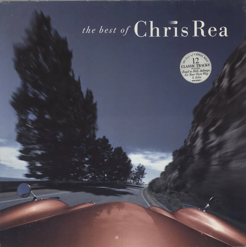 Chris Rea The Best Of - Hype Stickered - EX German Vinyl LP