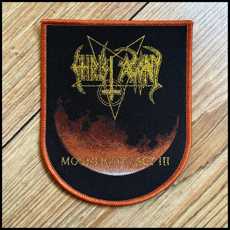 CHRIST AGONY: official deluxe/limited MOONLIGHT ACT III patch Orange border