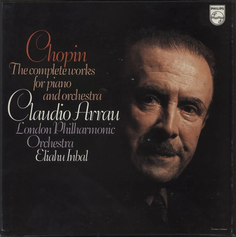 Claudio Arrau Chopin: The Complete Works For Piano And Orchestra Dutch Vinyl box set
