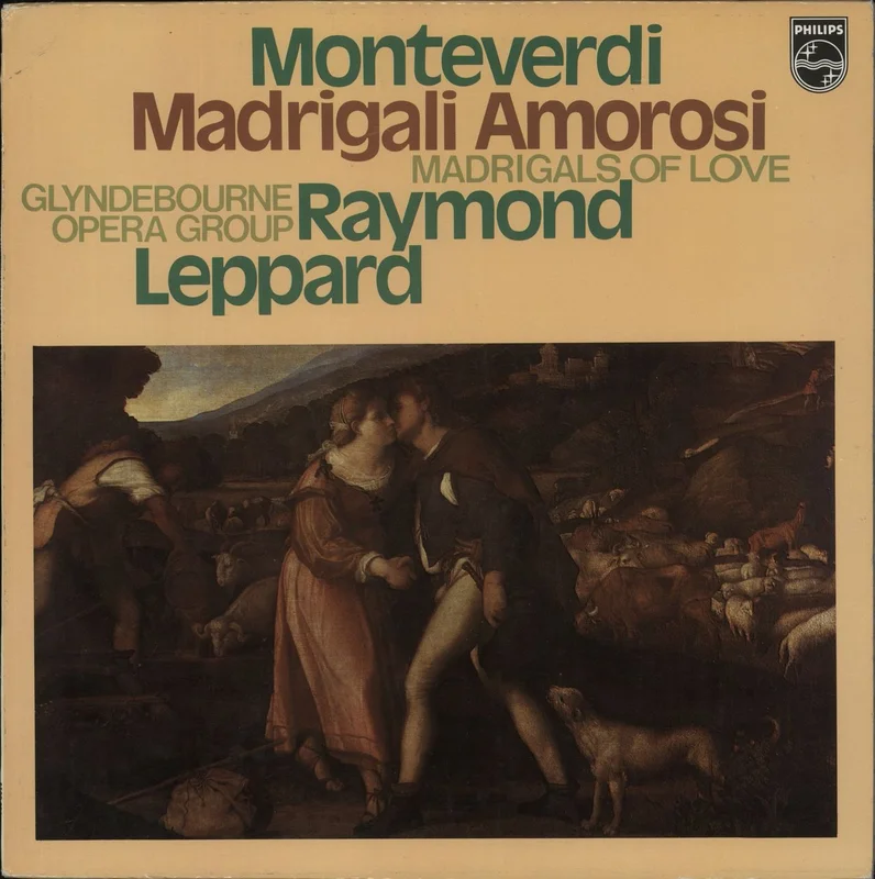 Claudio Monteverdi Madrigali Amorosi - White Label Test Pressing Dutch Promo Vinyl LP
