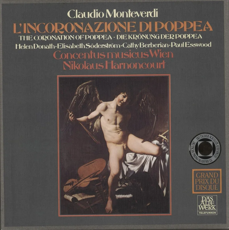 Claudio Monteverdi The Coronation Of Poppea German Vinyl box set