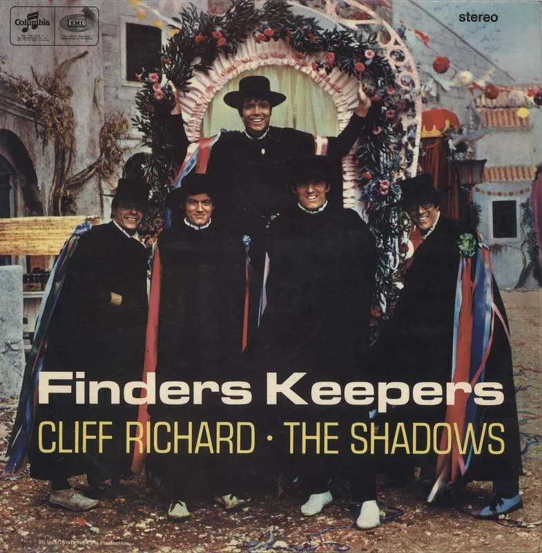 Cliff Richard Finders Keepers + inner - EX UK Vinyl LP