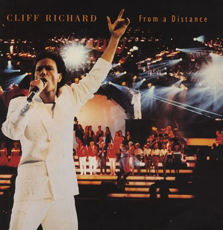Cliff Richard From A Distance - Poster sleeve UK 12" vinyl