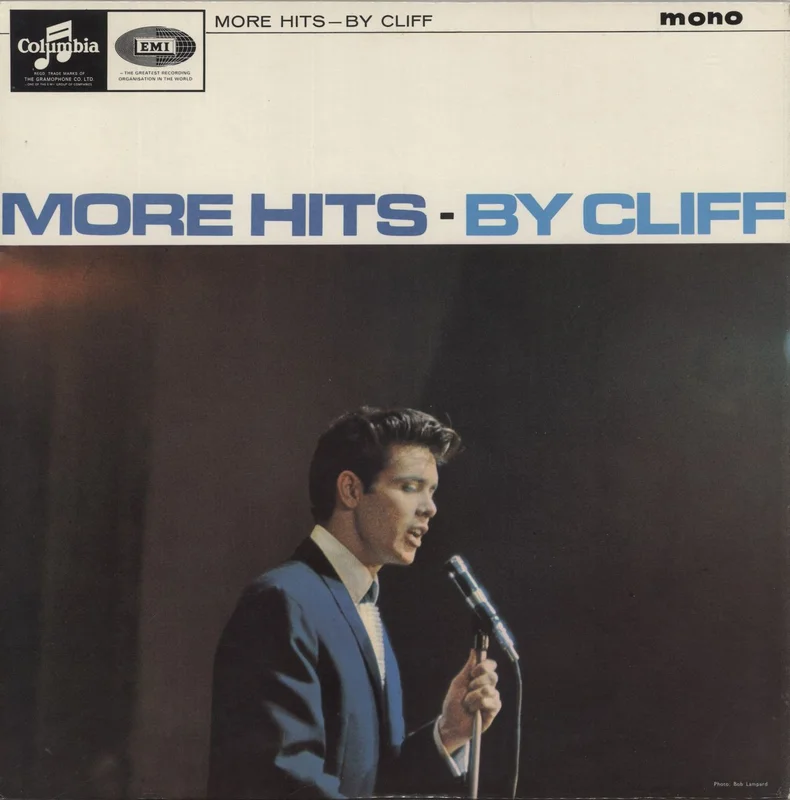 Cliff Richard More Hits By Cliff - Mono - Blue & Black Label UK Vinyl LP
