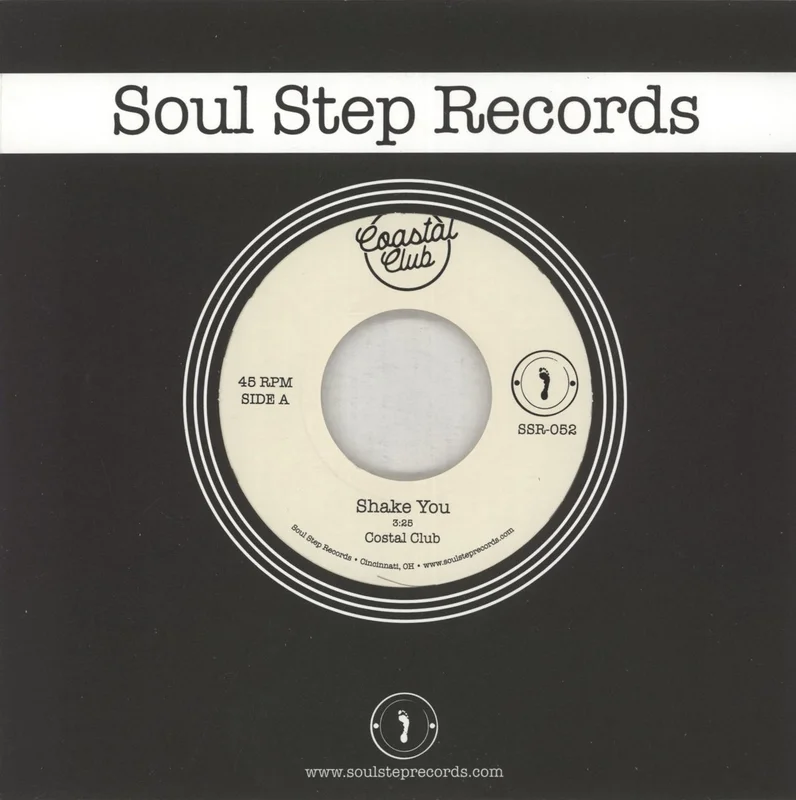 Coastal Club Shake You / Make It By - Clear Vinyl US 7" vinyl