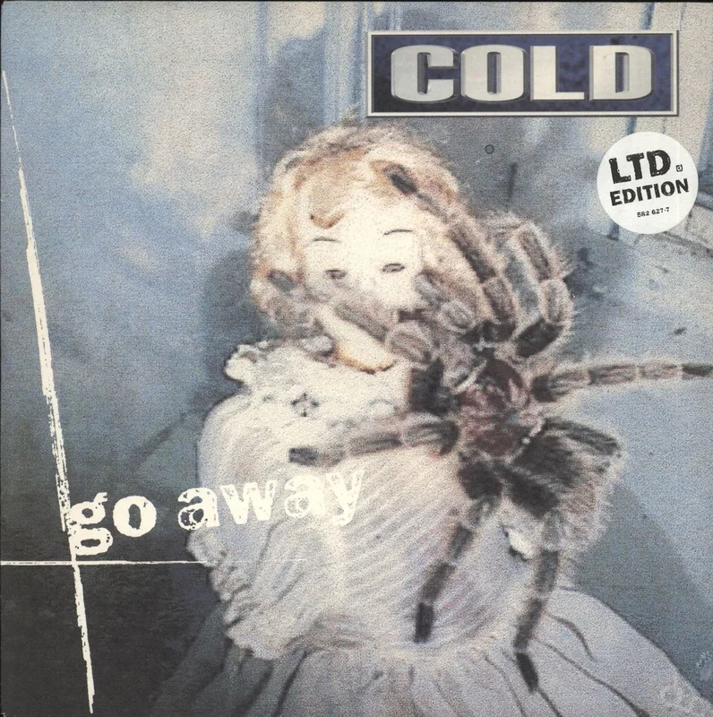 Cold Go Away - Blue Vinyl UK 7" vinyl