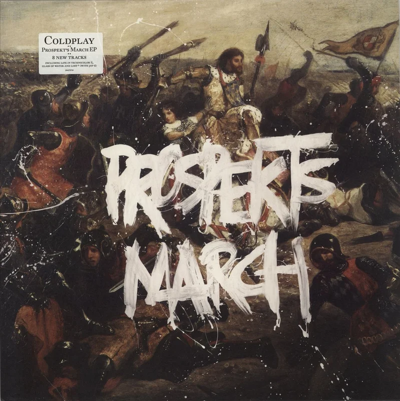 Coldplay Prospekt's March EP - Promo-Sticker UK Promo 12" vinyl