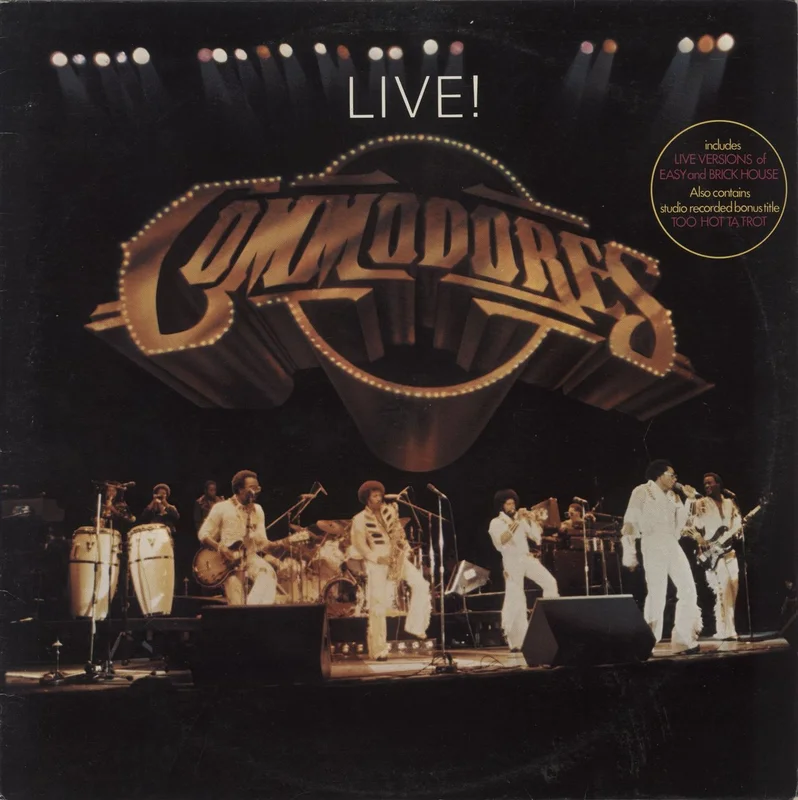Commodores Live UK 2-LP vinyl set