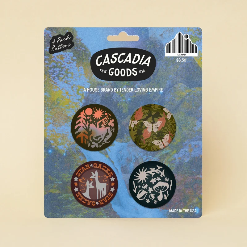 Cool Nature Button Pack