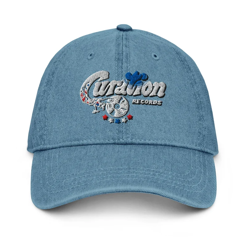 Cosmic American Curation Embroidered Denim Hat Black