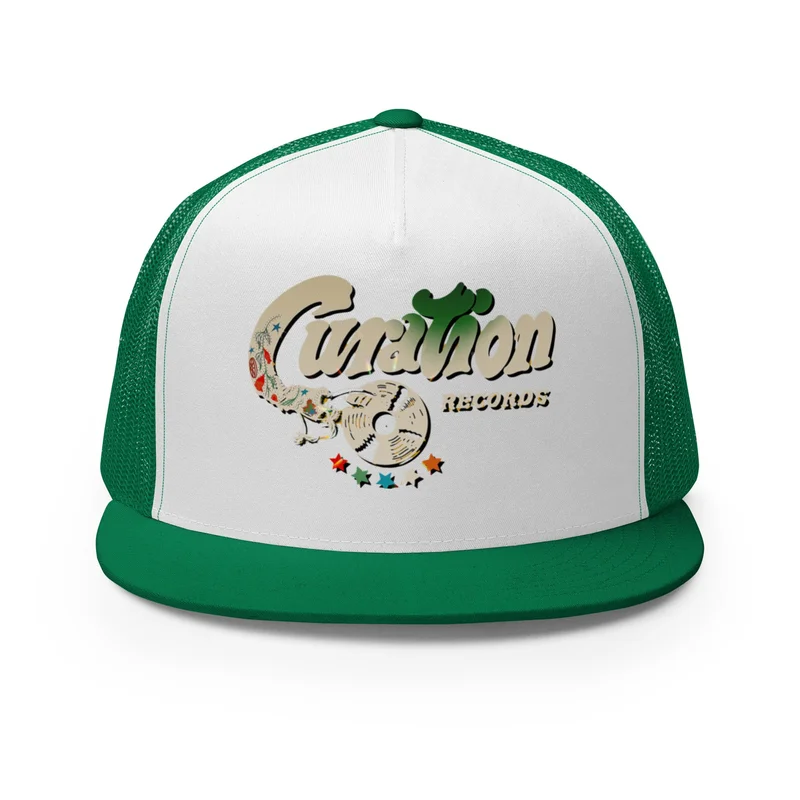 Cosmic American Curation Trucker Cap Black/ White