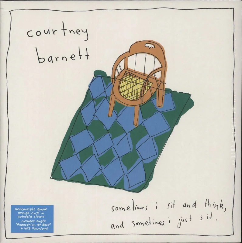 Courtney Barnett Sometimes I Sit And Think, And Sometimes I Just Sit - 180 Gram Orange Vinyl UK 2-LP vinyl set