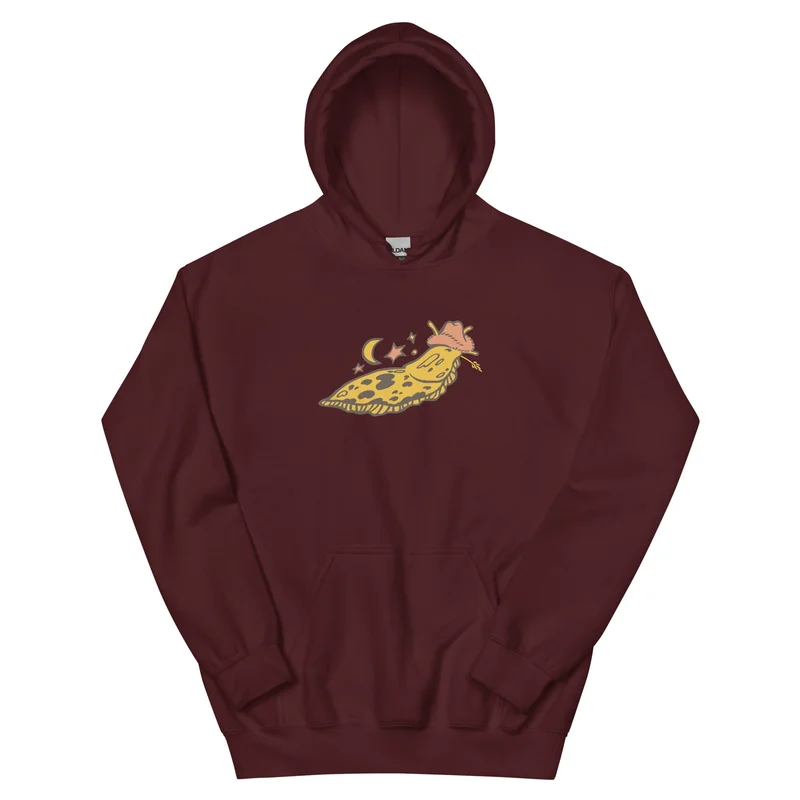 Cowboy Slug Unisex Hoodie Black