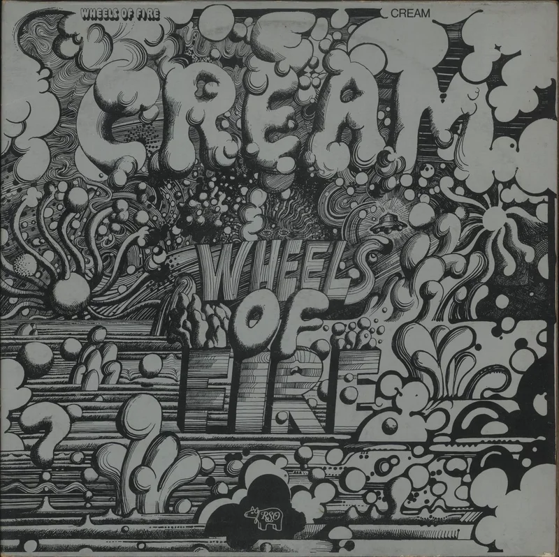 Cream Wheels Of Fire - EX UK 2-LP vinyl set