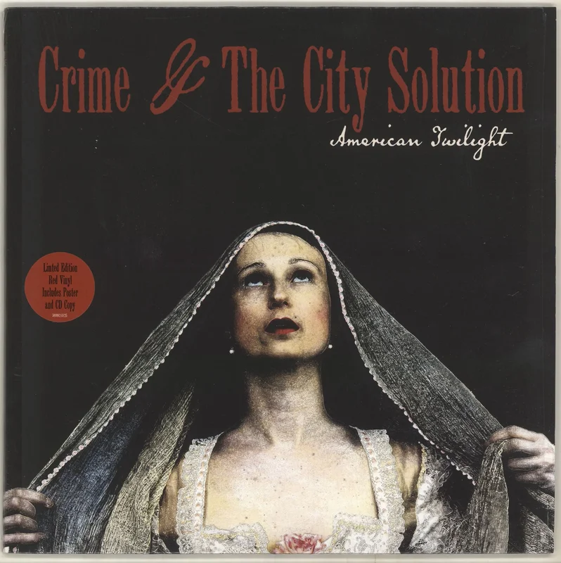 Crime & The City Solution American Twilight - Red Vinyl UK Vinyl LP
