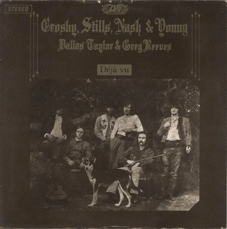 Crosby, Stills, Nash & Young Deja Vu - 1st - VG Australian Vinyl LP