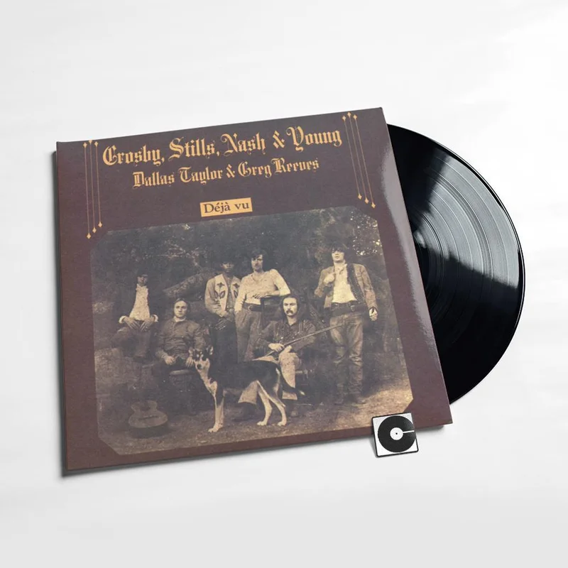 Crosby, Stills, Nash & Young - "Deja Vu" 2021 Remaster Black Vinyl