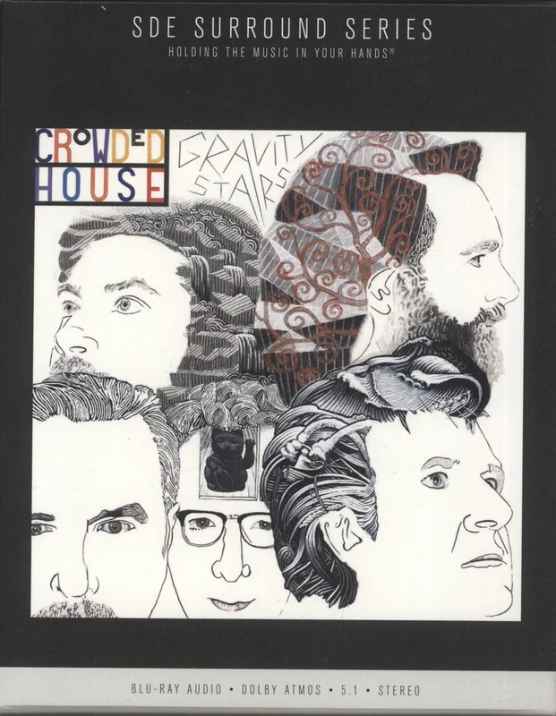 Crowded House Gravity Stairs - SDE Surround Series + Artcards/Slipcase UK Blu Ray