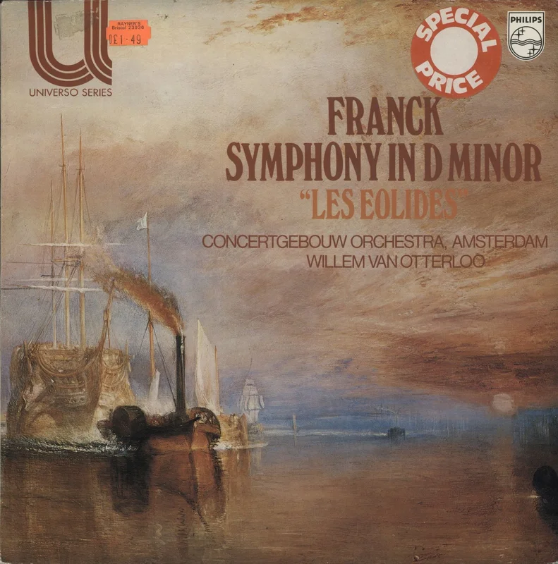 Csar Franck Franck: Symphony In D Minor UK Vinyl LP