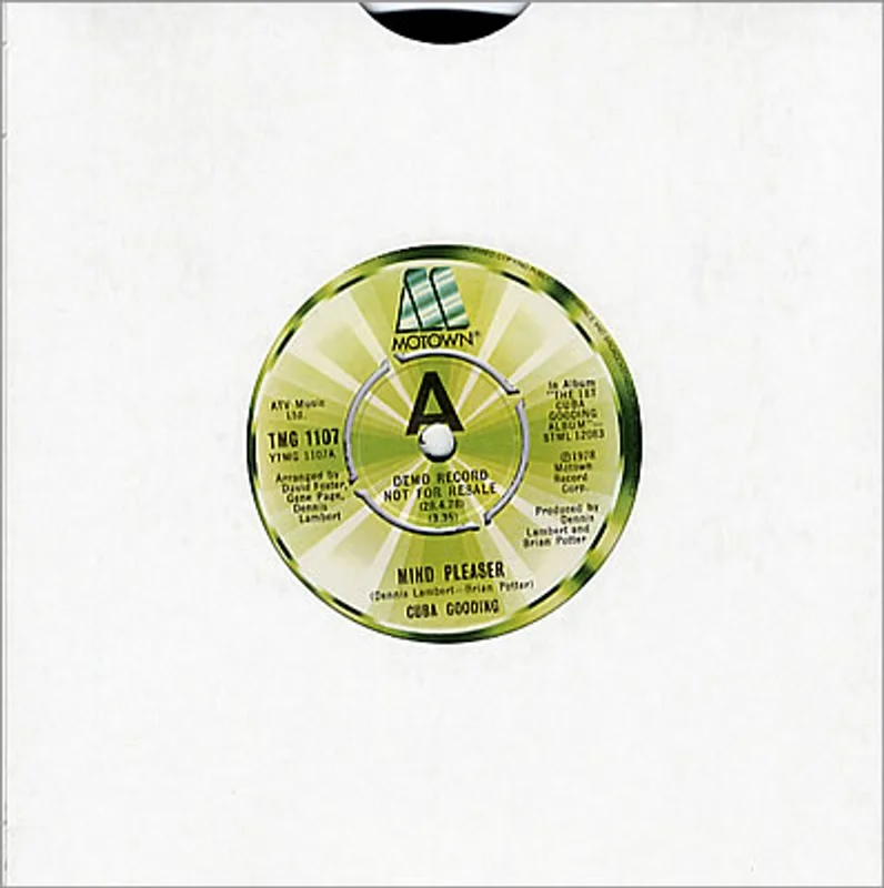Cuba Gooding Mind Pleaser UK Promo 7" vinyl