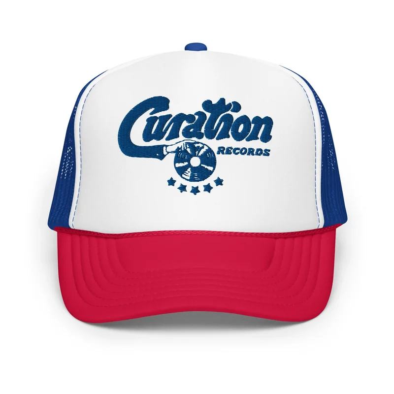 Curation Logo Embroidered Foam Trucker Hat