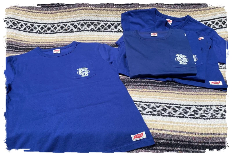 Curation - Sunset Logo - Pocket Tee