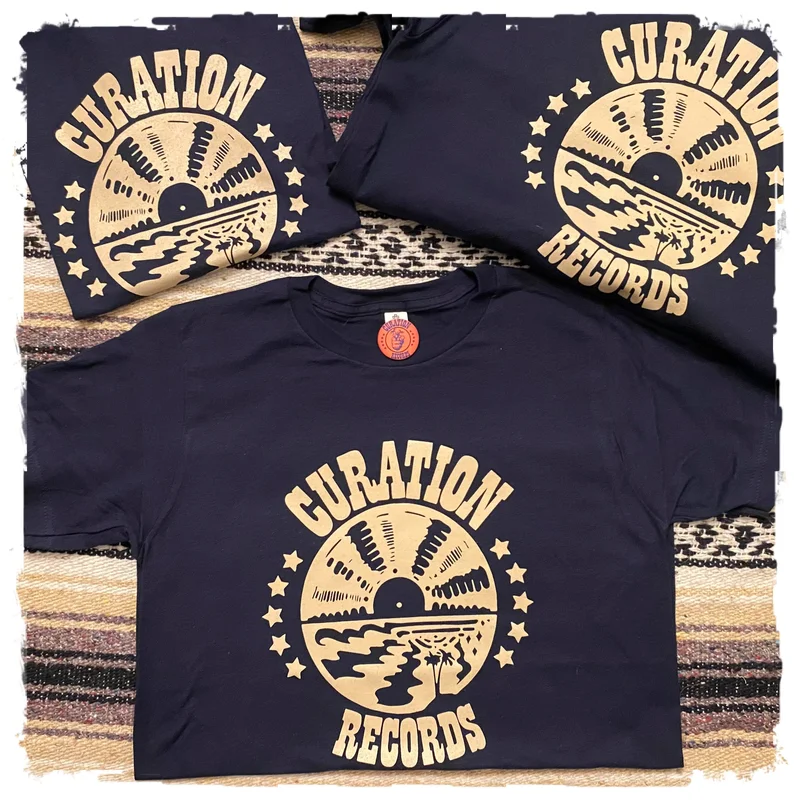 Curation - Sunset Logo Tee Dark Navy