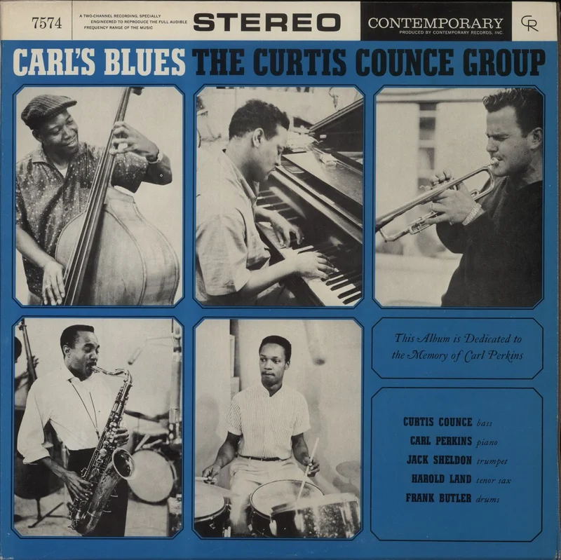 Curtis Counce Carl's Blues US Vinyl LP