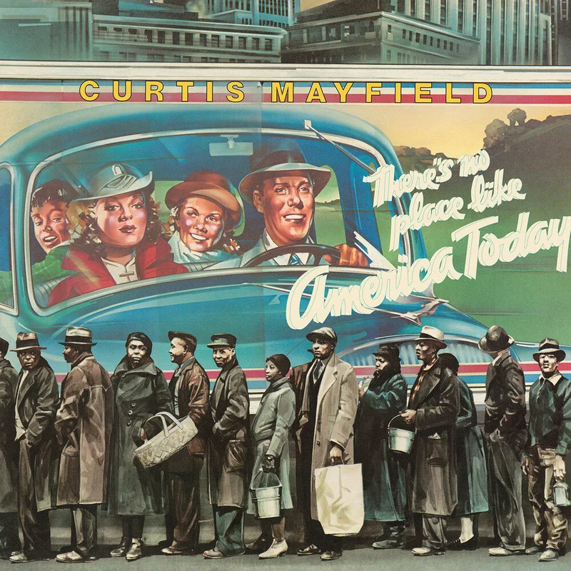 Curtis Mayfield - There's No Place Like America [Blue LP]