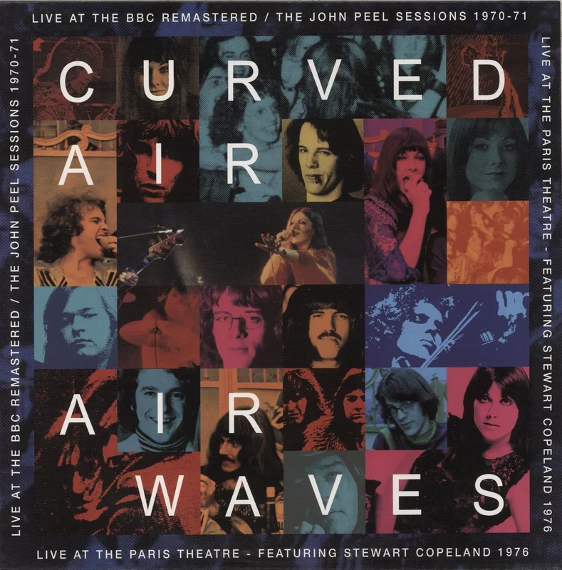 Curved Air Air Waves - Blue Vinyl US Vinyl LP