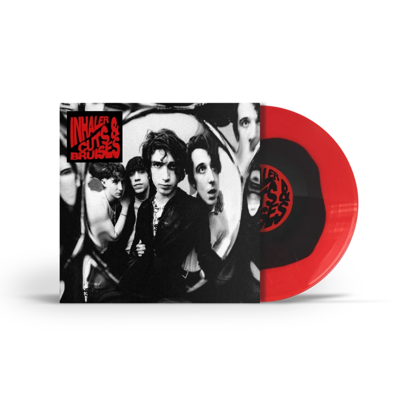 Cuts & Bruises Black/Red Circle Vinyl