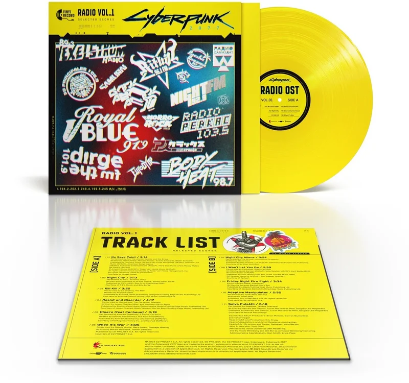 Cyberpunk 2077 Radio 1 / Various (Cvnl) (Ylw) - Cyberpunk 2077 Radio 1 / Various [Clear Vinyl] (Ylw)